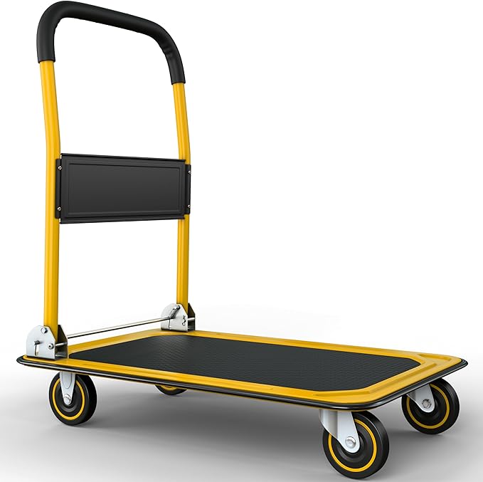 Upgraded Foldable Push Cart Dolly